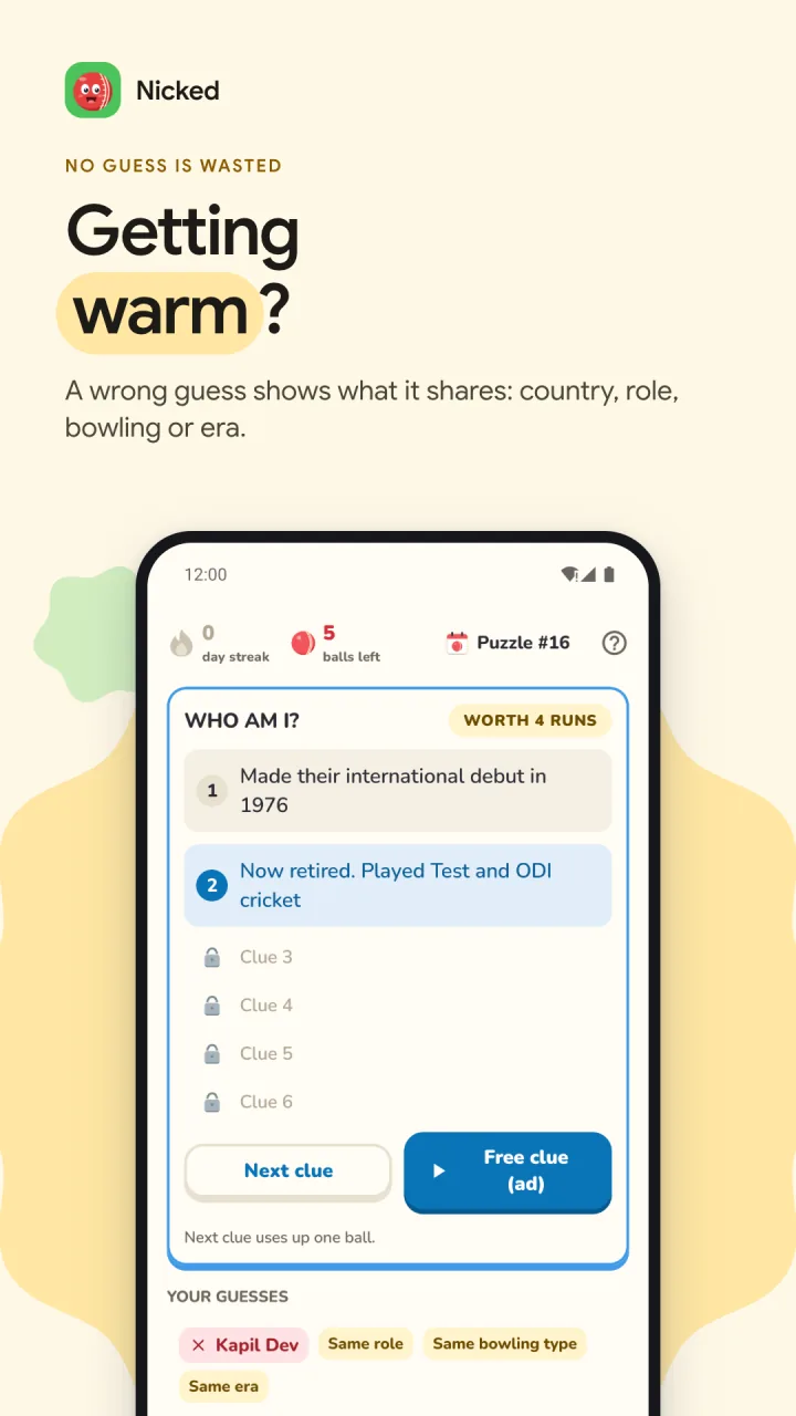 A wrong guess shows what it shares with the answer