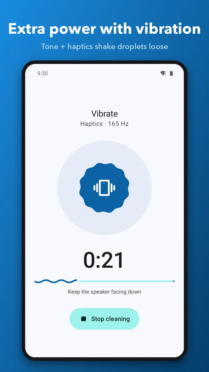 Extra power with vibration